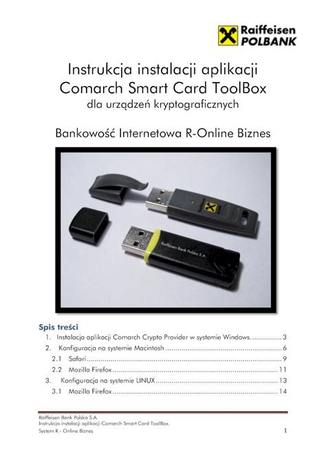 comarch smart card toolbox|INSTALLATION OF SMART CARD TOOLBOX ING .